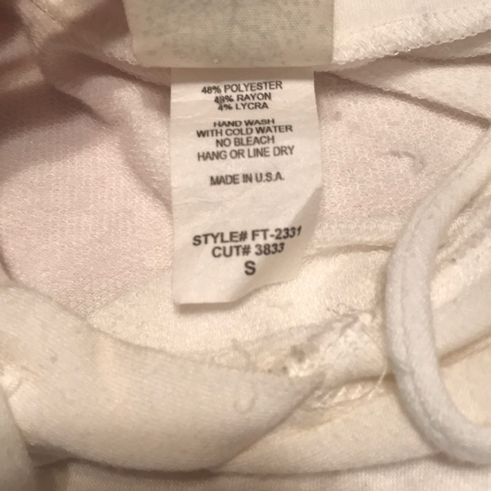 Freeloader Pullover White Hoodie | Size small - Picture 5 of 5